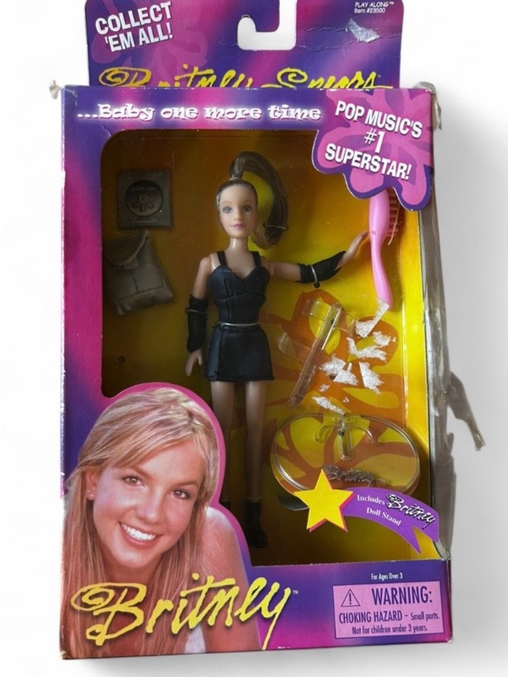 Vintage 1999 Play Along Britney Spears Baby One More Time Doll